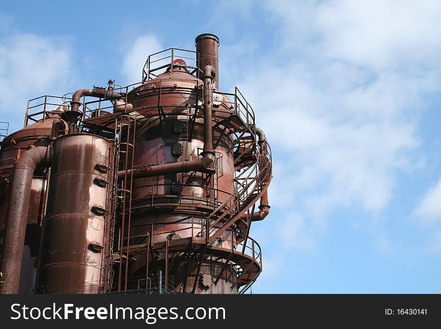 Old Gasworks At Seattle Washington