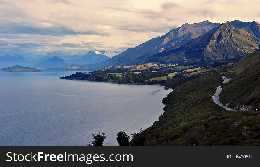 Eyre mountains near Queenstown, New Zealand