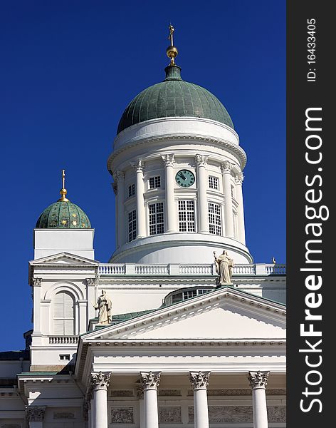 Cathedral dome in Helsinki.