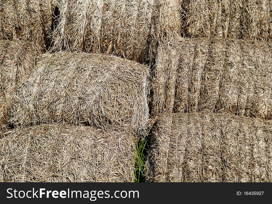 Rural background, straw, hay background