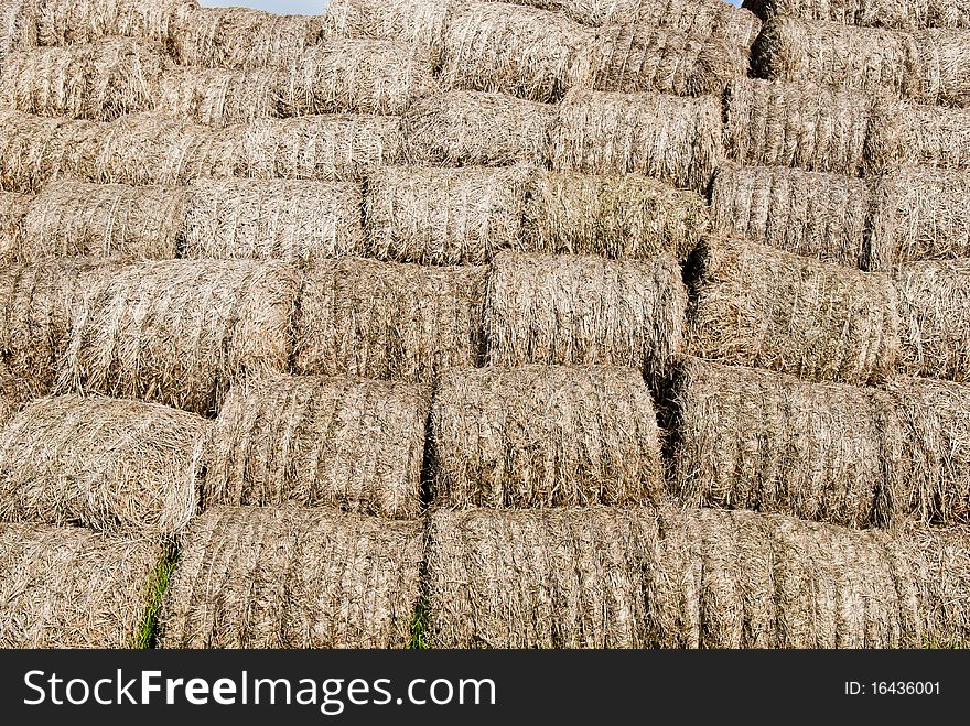 Rural background, straw, hay background