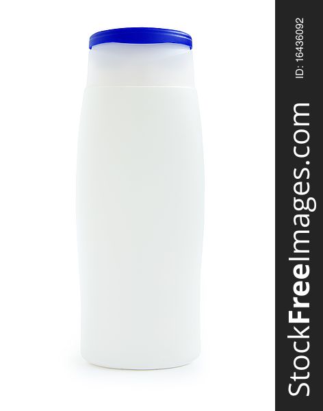 Blank packaging bottle isolated on white