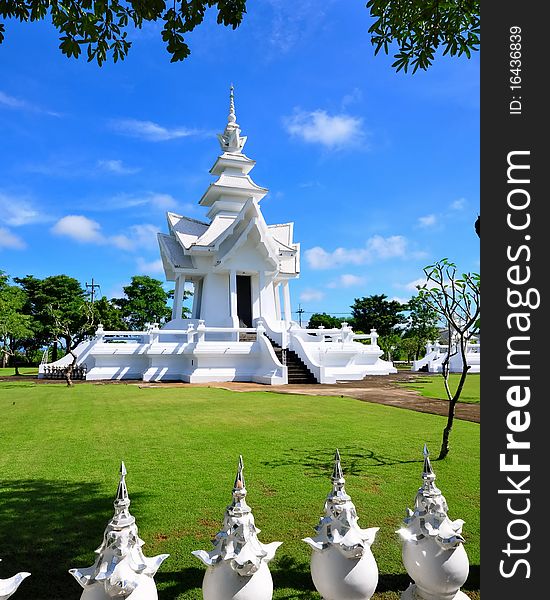 Pavilion Of Wat Rong Khun Temple