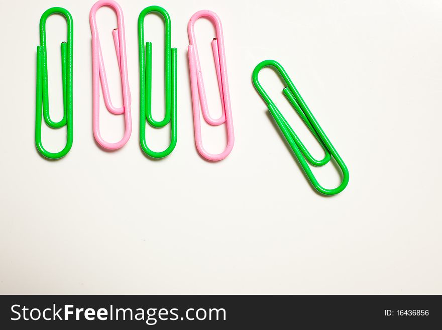 color paper clips for decorate your web