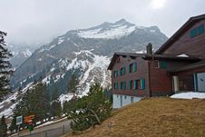 Pilatus Mountain At Lucern Royalty Free Stock Photo