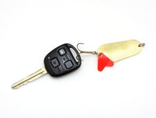 Car A Key Caught Stock Images