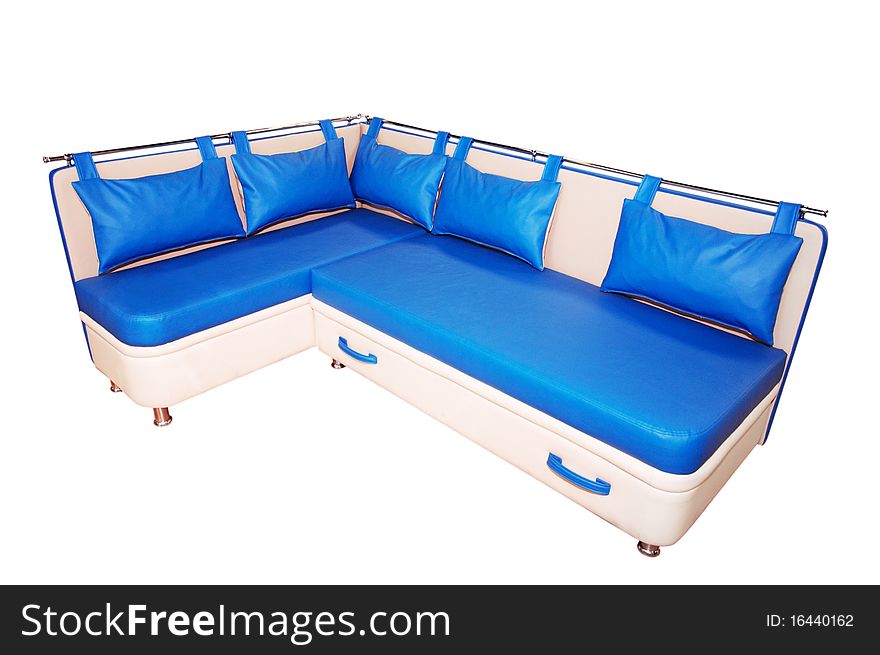 Sofa, with clipping path on white