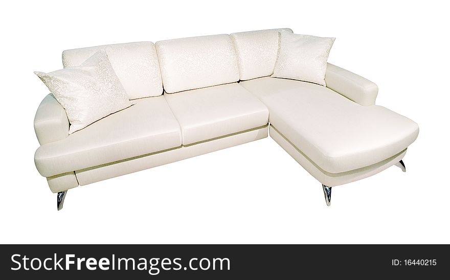 Sofa On White