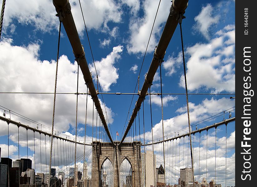 Road Above Brooklyn Bridge