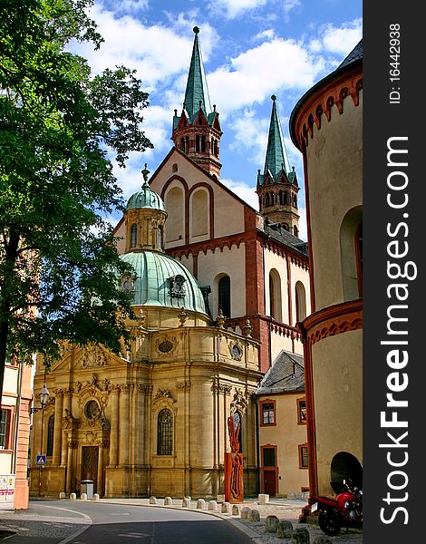 Cathedral St. Kilian, chapel â€œDom Anbauâ€ in Wurzburg, Germany