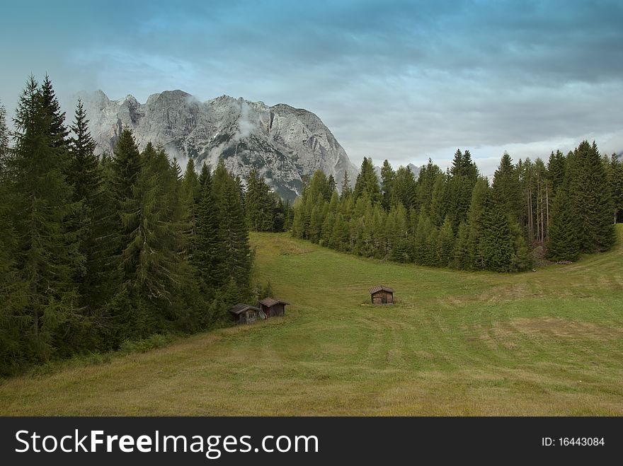 Landscape of the Dolomites Mountains, Italy. Landscape of the Dolomites Mountains, Italy