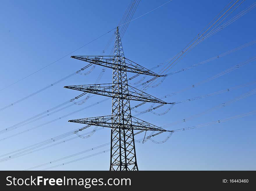 Electrical power plant with sky