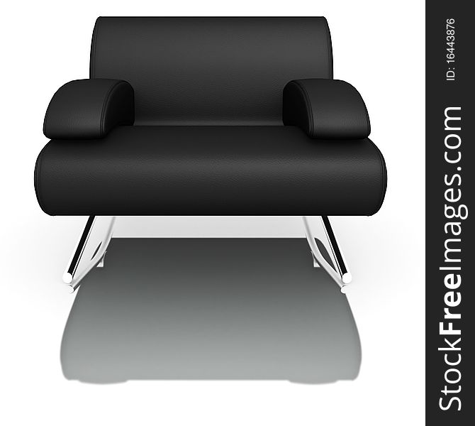 High resolution 3d render of a modern chair