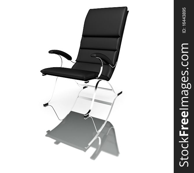 High resolution 3d render of a modern chair