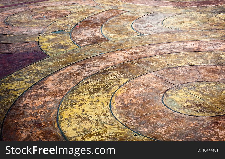 Grunge color of floor using for your background