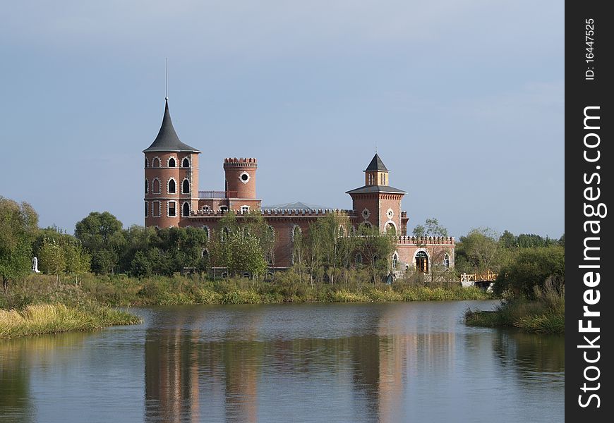 The castle in the Volga countryside of Harbin.