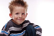 Cute Young Boy Smiling At The Viewer Stock Image Cute Young Boy Smiling At The Viewer Stock Image