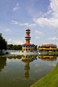 Bang Pa-in Palace Ayutthaya Thailand Royalty Free Stock Image Bang Pa-in Palace Ayutthaya Thailand Royalty Free Stock Image