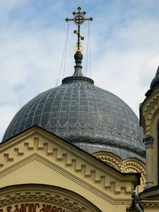 A Dome Of The Exaltation Of The Cross Cathedral Stock Photos