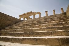 Lindos Acropolis Greece Stock Image Lindos Acropolis Greece Stock Image