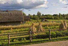 Haystacks Royalty Free Stock Photo Haystacks Royalty Free Stock Photo