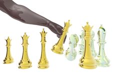 3d Chess Stock Images