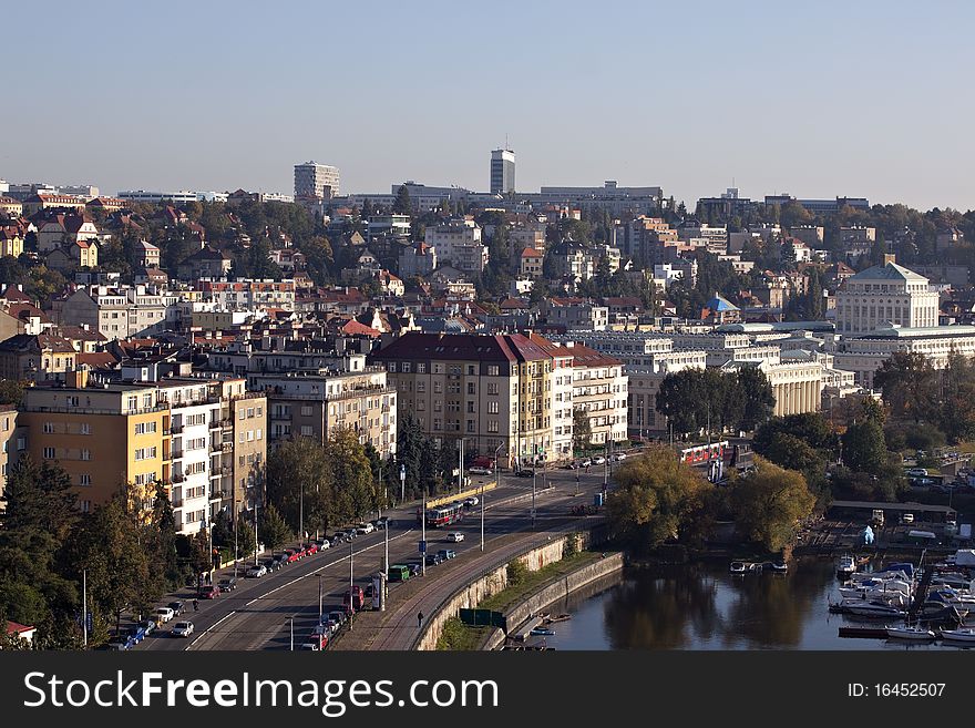 Prague roof tops