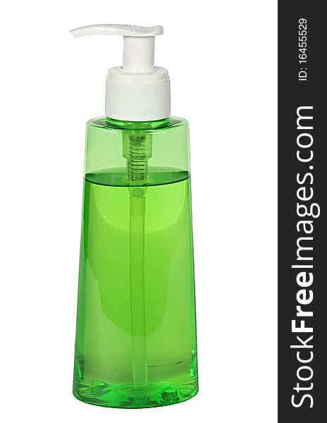 One Green Plastic A Bottle