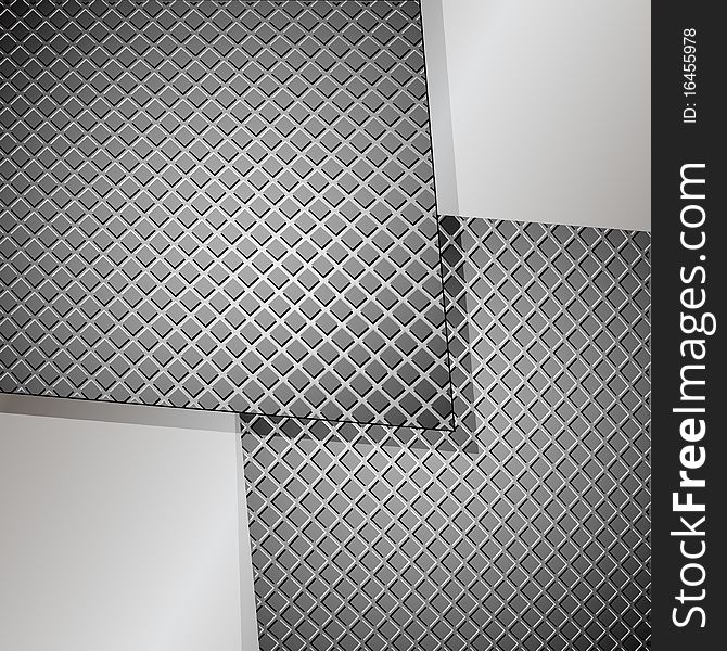 Abstract metal background. Vector illustration.