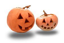 Funny Halloween Pumpkins Royalty Free Stock Image Funny Halloween Pumpkins Royalty Free Stock Image