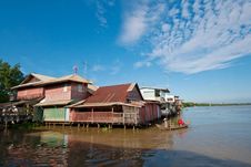 Thai Style Home Riverside Stock Photos Thai Style Home Riverside Stock Photos