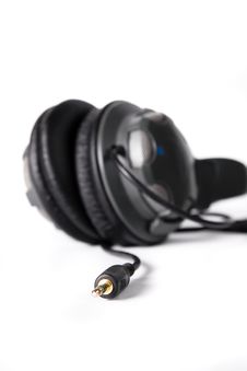 Isolated Powerful Stereo Headphones Royalty Free Stock Image Isolated Powerful Stereo Headphones Royalty Free Stock Image