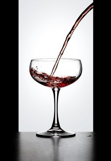 Cup Red Wine Royalty Free Stock Images