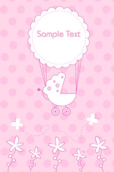 Arrival Of Baby Announcement Royalty Free Stock Images Arrival Of Baby Announcement Royalty Free Stock Images