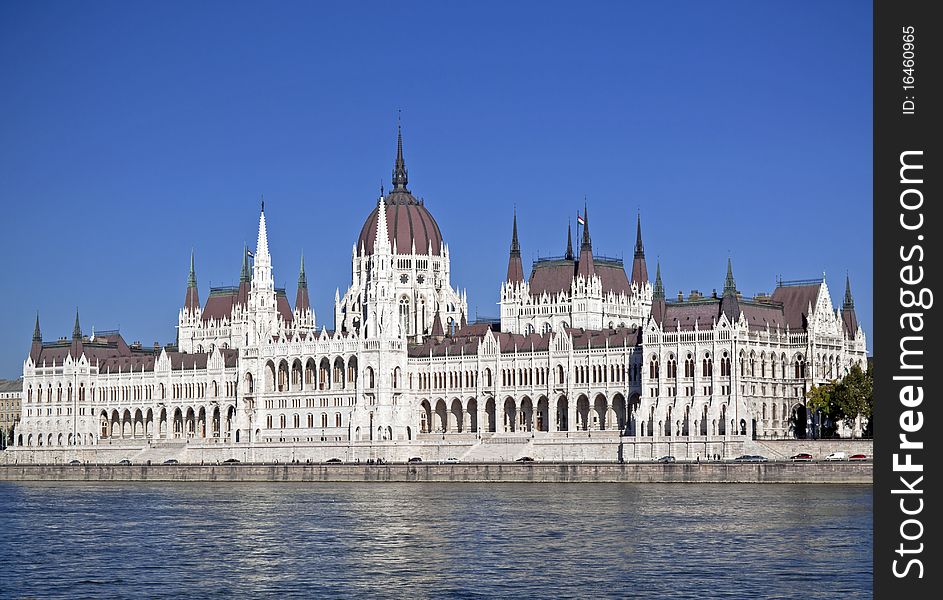 Hungarian Parliament in a sunny day