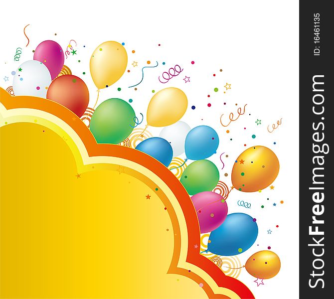 colorful balloon, celebration background. colorful balloon, celebration background