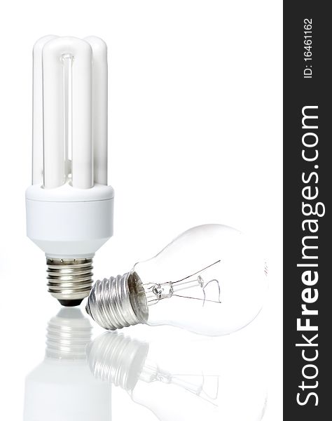 Old and new eco bulb