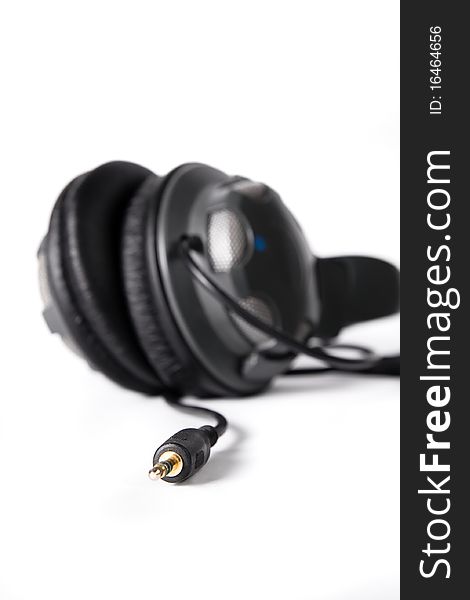 Isolated powerful stereo headphones