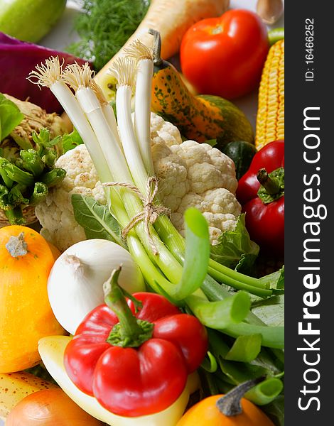 Autumn fresh and colorful vegetables background. Autumn fresh and colorful vegetables background