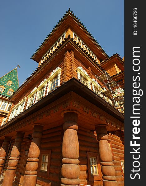 Wooden Palace In Kolomenskoe. Reconstruction