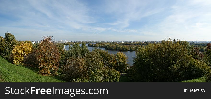 Moscow, City View From The Kolomenskoye