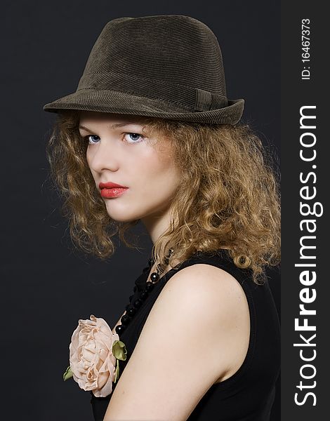Young Woman With Hat