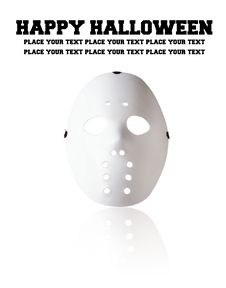 Scary Halloween Hockey Mask Stock Image Scary Halloween Hockey Mask Stock Image