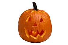 Scary Halloween Pumpkins Royalty Free Stock Images
