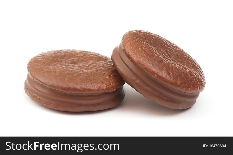 Sweets photographed in studio on white isolated background. Sweets photographed in studio on white isolated background