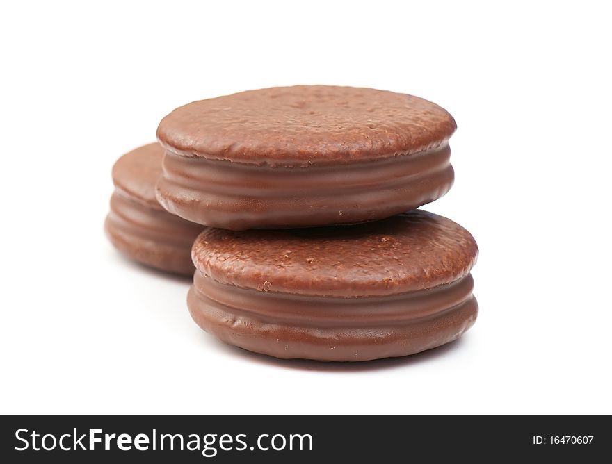 Sweets photographed in studio on white isolated background. Sweets photographed in studio on white isolated background