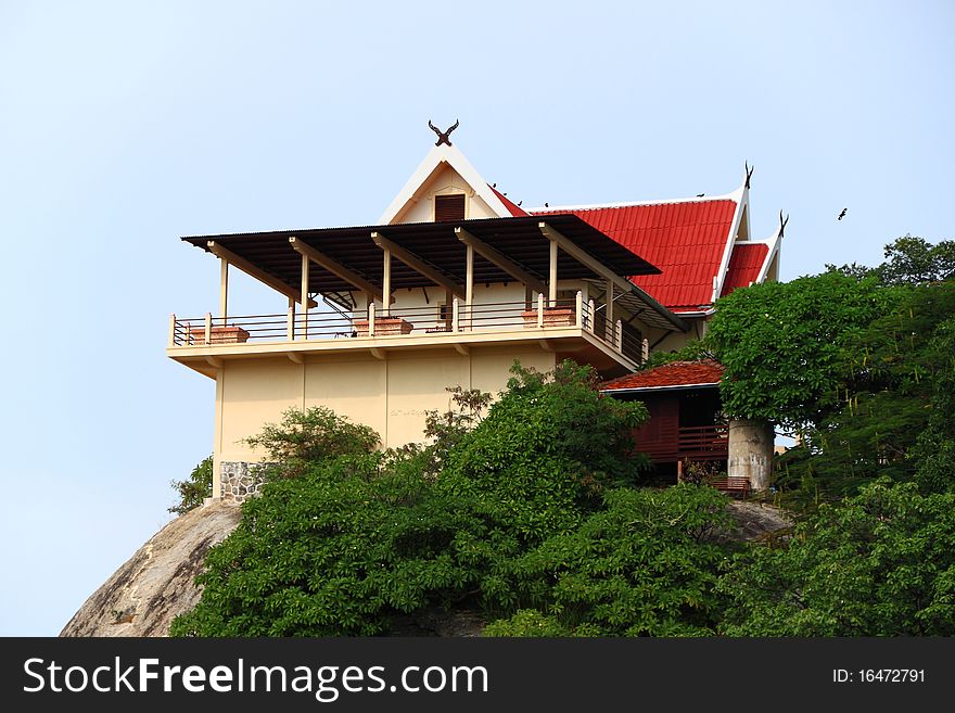 The church on the mountain in Thailand. The church on the mountain in Thailand.