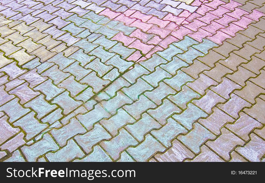 Pavement Colored By Kids