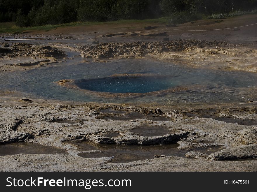 Strokkur geyser erupting