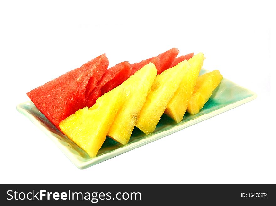 Red And Yellow Watermelon